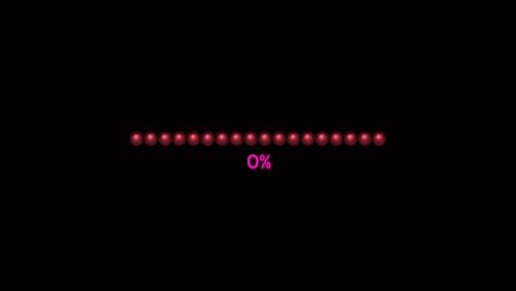 animation colorful loading bar.