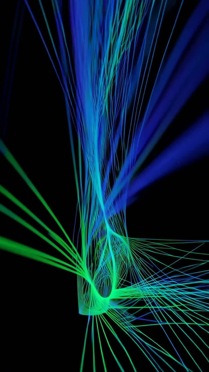 líneas brillantes abstractas