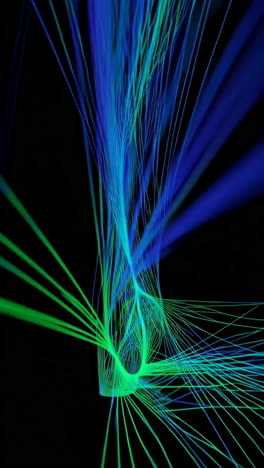 líneas brillantes abstractas
