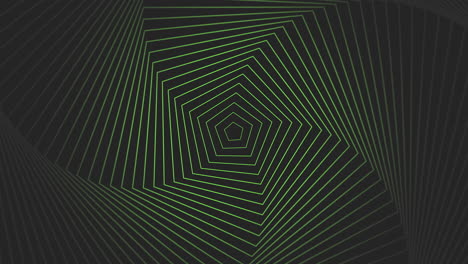animación líneas abstractas de neón verde