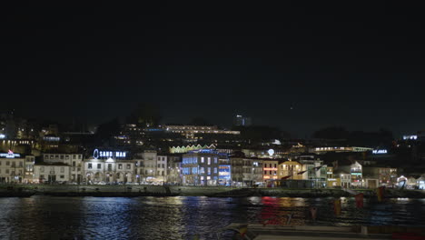 porto, portugal at night