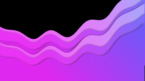 animación del efecto de textura de la forma de gradiente contra un fondo negro con espacio de copia.