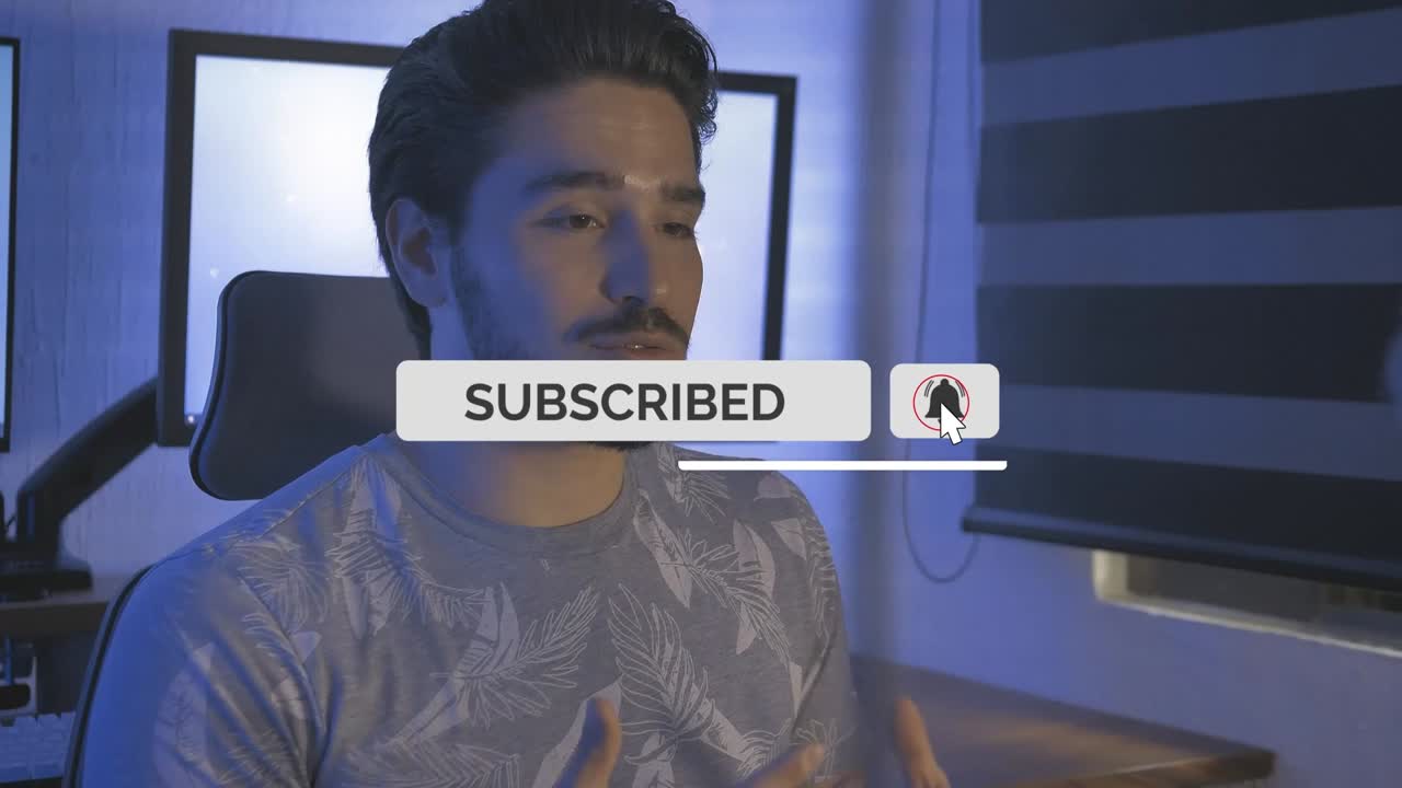 Youtube Button - Lower Thirds Video Template