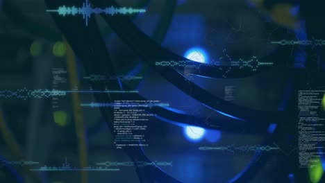 animation of data processing server room