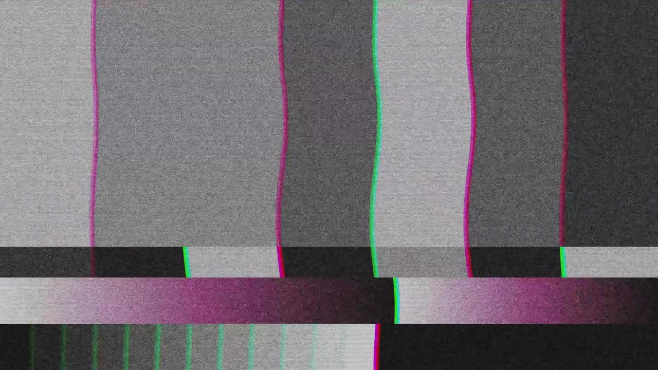 VHS or TV static noise background. Vintage glitch effect 4k.