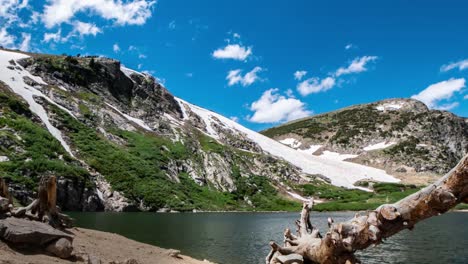 Time-Lapse-of-clouds-passing-over-Rocky-Mountains-at-St