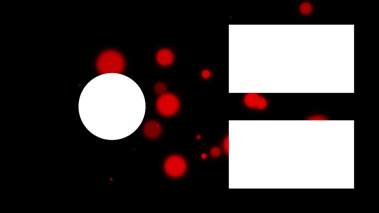 객체 조명 엔드 카드 엔딩 스크린 모션 그래픽