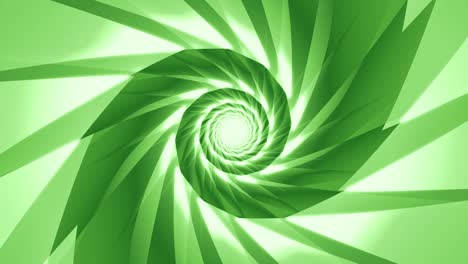 green spiral tunnel looped hypnotic swirl animated background