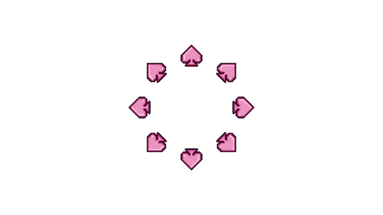 Pixel Art Spad Spinning Circle Animated Overlay Transparent 30fps (1)