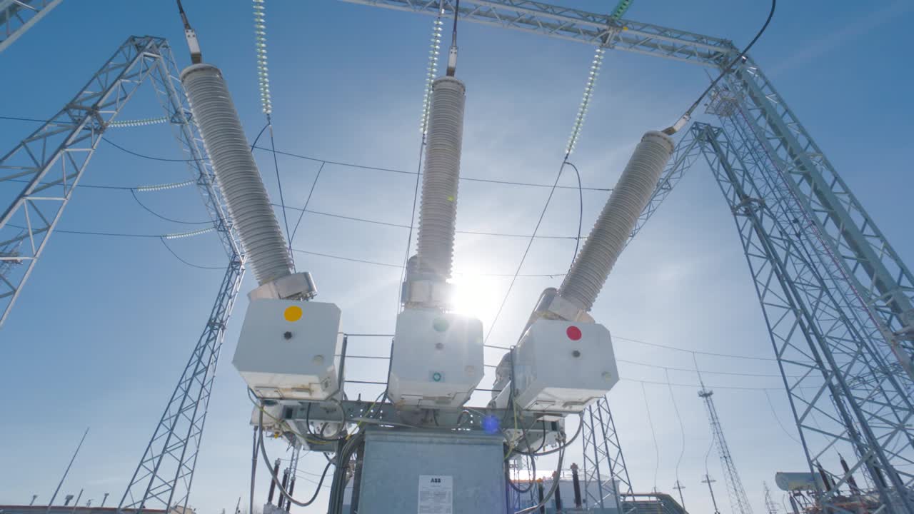 고전압 전기 변전소