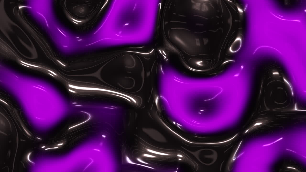 Motivo vorticoso di liquido viola e nero, sfondo astratto per sito web o progetto di design