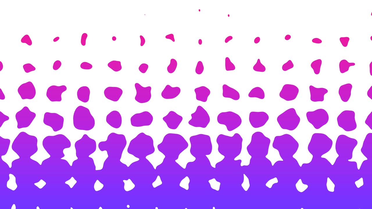 폴카 점 패턴 애니메이션, 모던 기하학 서클, 루프 애니메이션