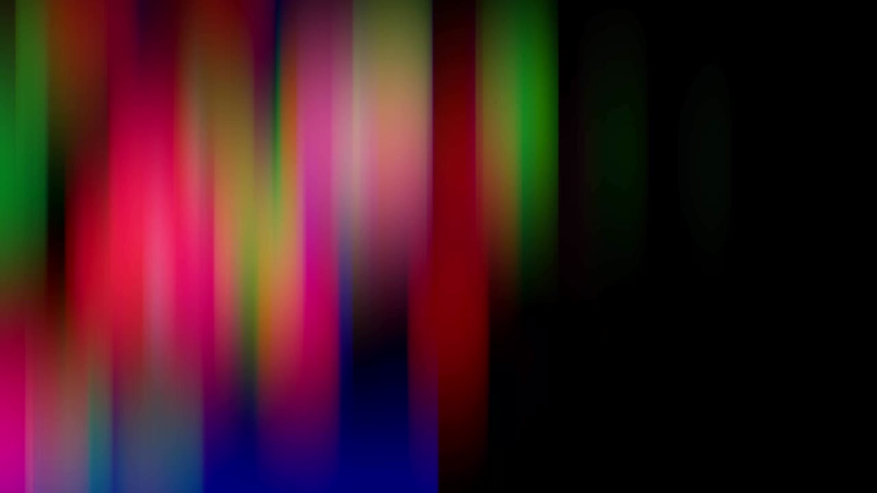 distorted and blurred motion of multicolored bright lights