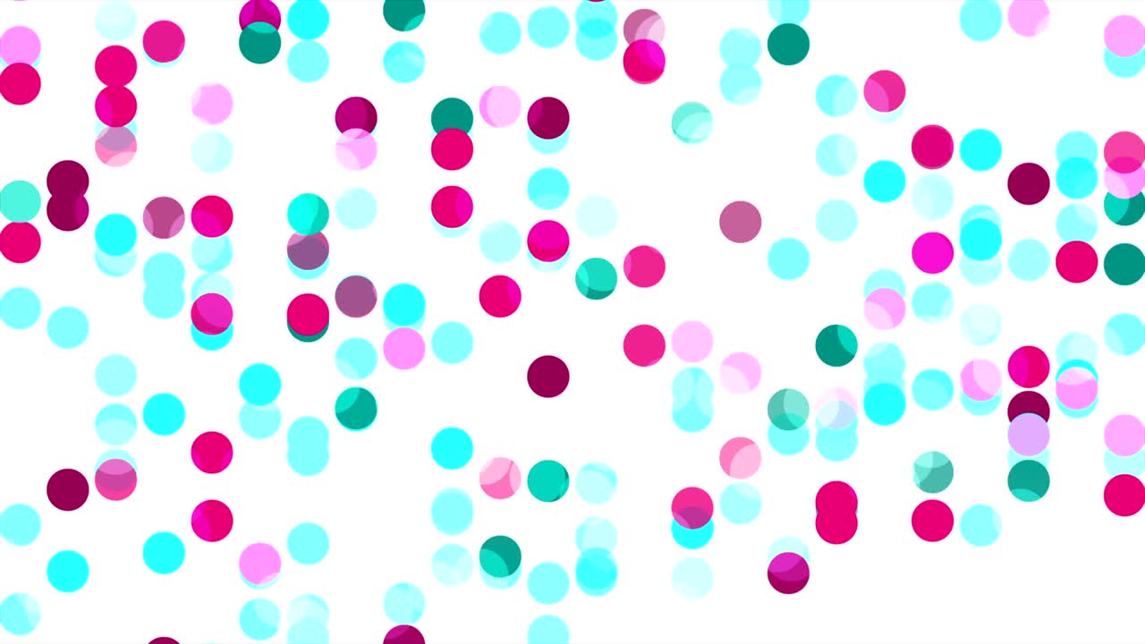 círculos abstractos coloridos animación de video