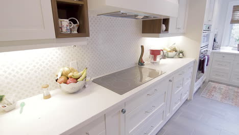 beautiful white countertop in a modern kitchen