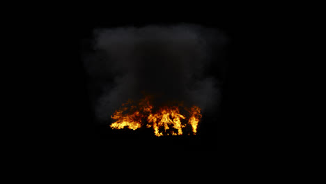 fire and smoke explosion