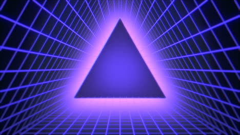 Motion-retro-purple-triangle-abstract-background