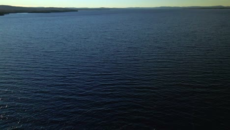 Aerial-Reveal-of-The-Great-Pier-in-Rattvik,-Dalarna,-Sweden