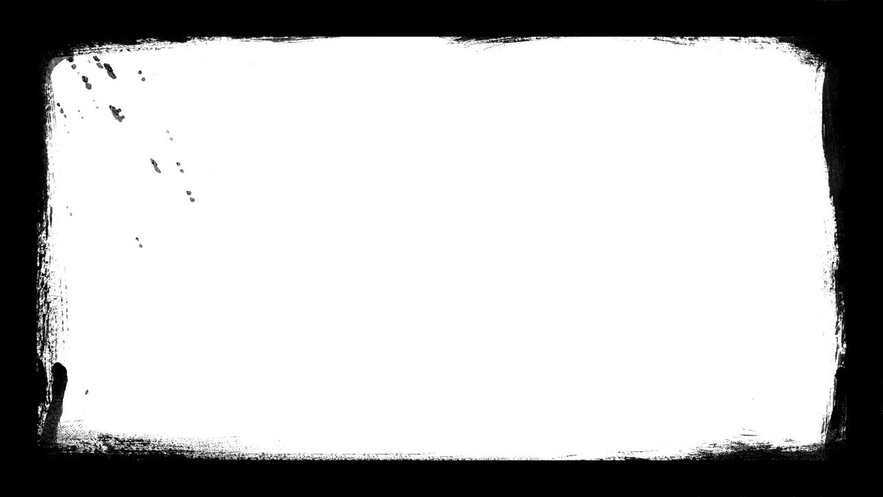 Animated Grunge Ink Frame with Distressed Border