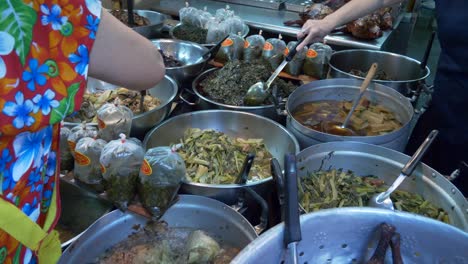 documentary asian thai street market food court booth