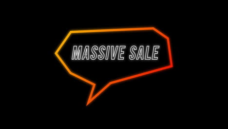 Massive-Sale-advertisement-in-Retro-Eighties-concept