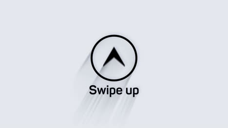 modern arrow, great design for any purposes. alpha channel without background. swipe up animation footage.