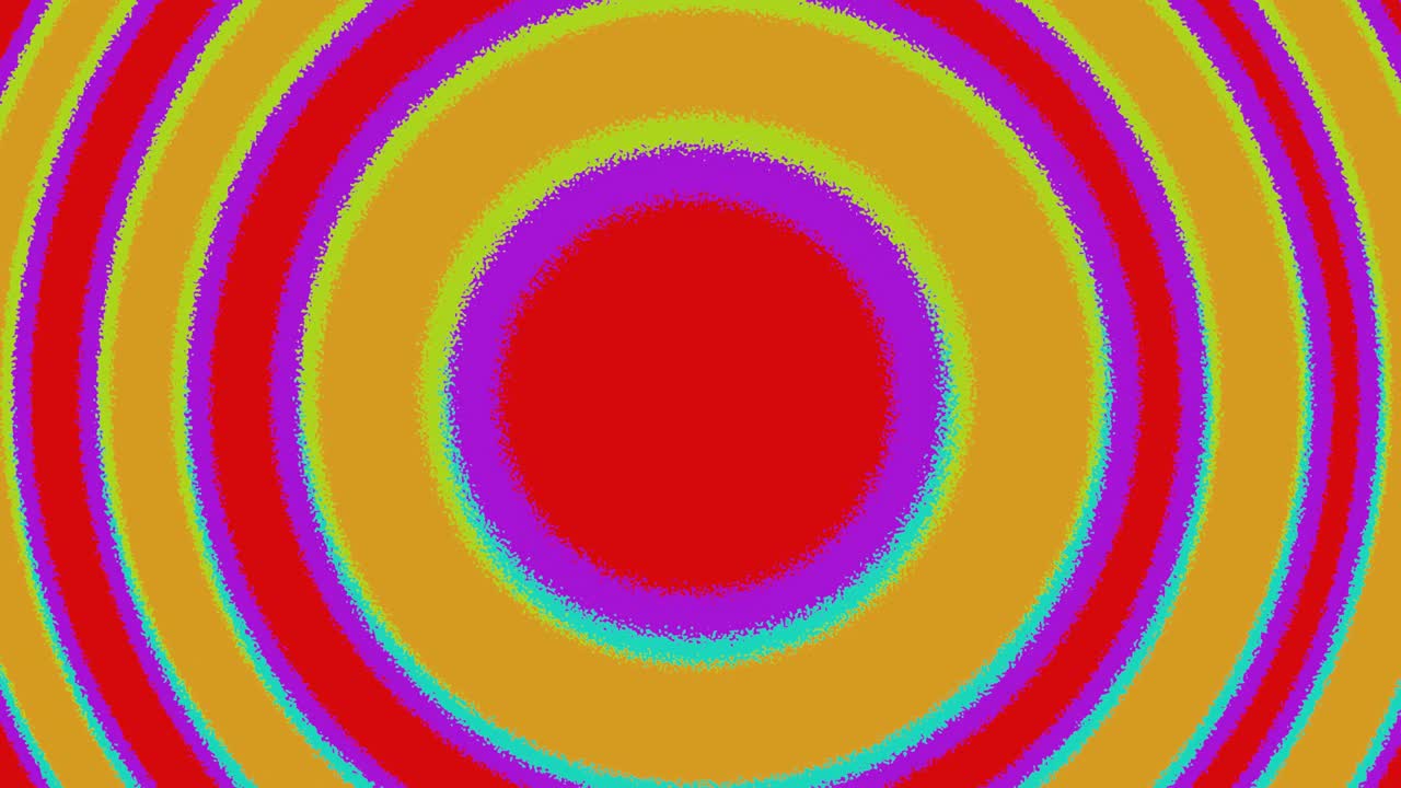 el fondo fluido de anillos de arco iris multicolores divergentes.