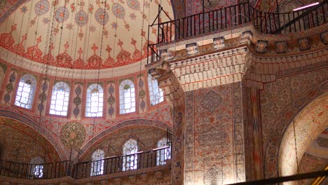 interior of a historical turkish mosque