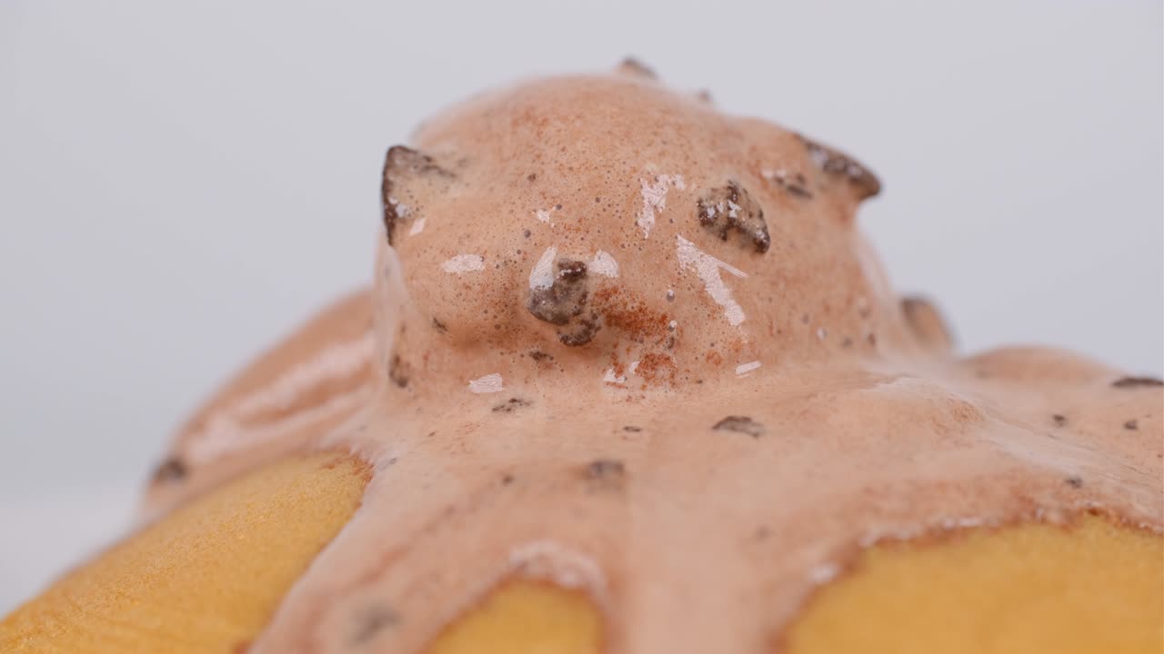 panqueques con helado de galletas de chocolate