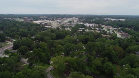 Aerial-flight-over-Tyler-Texas