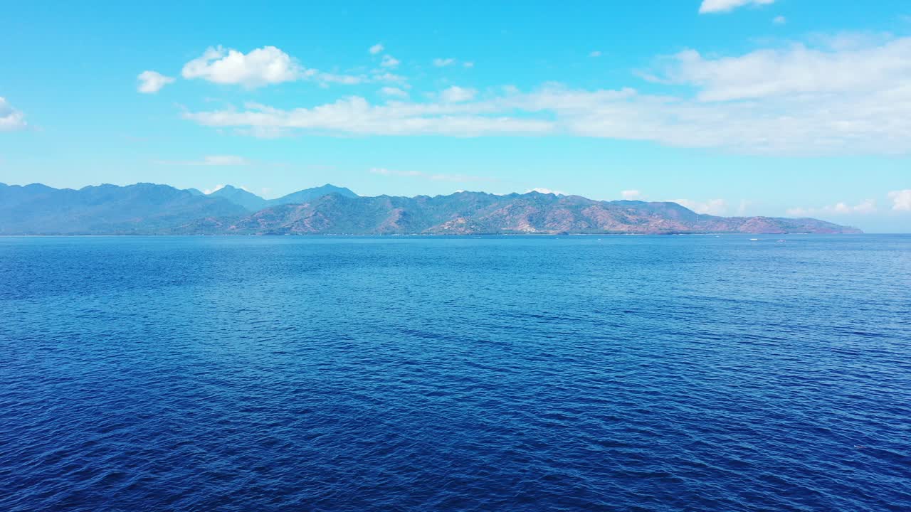 아름다운 록키 산맥, 바다 위의 안개 낀 날, 필리핀