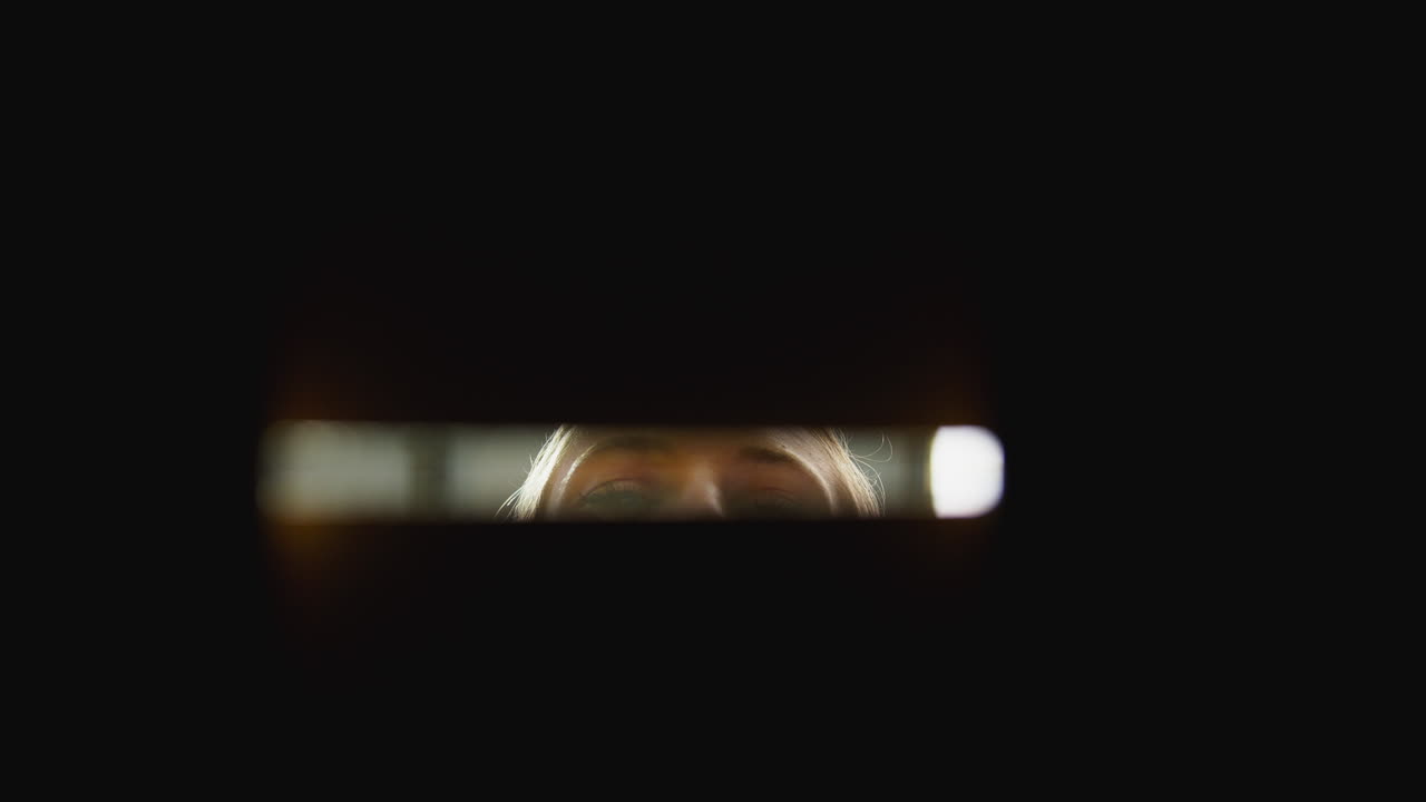 Point Of View Shot Of Female Intern Working In Distribution Warehouse Closing And Sealing Box