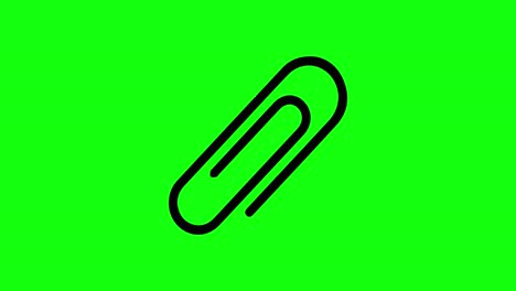 paperclip-attach-clipboard-icon-green-screen