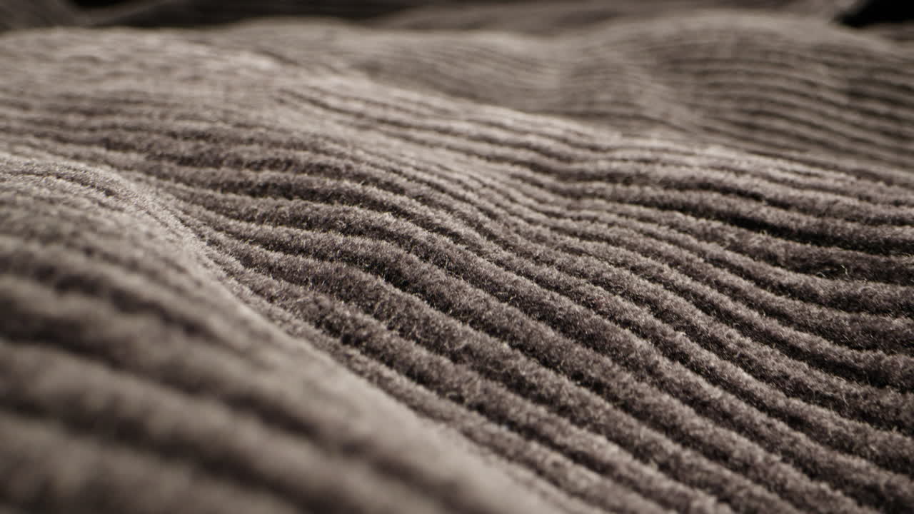 Velvet textile cloth texture close-up macro. Jacket with zipper. Fashion fabric multicolor. Sheep wool for clothes