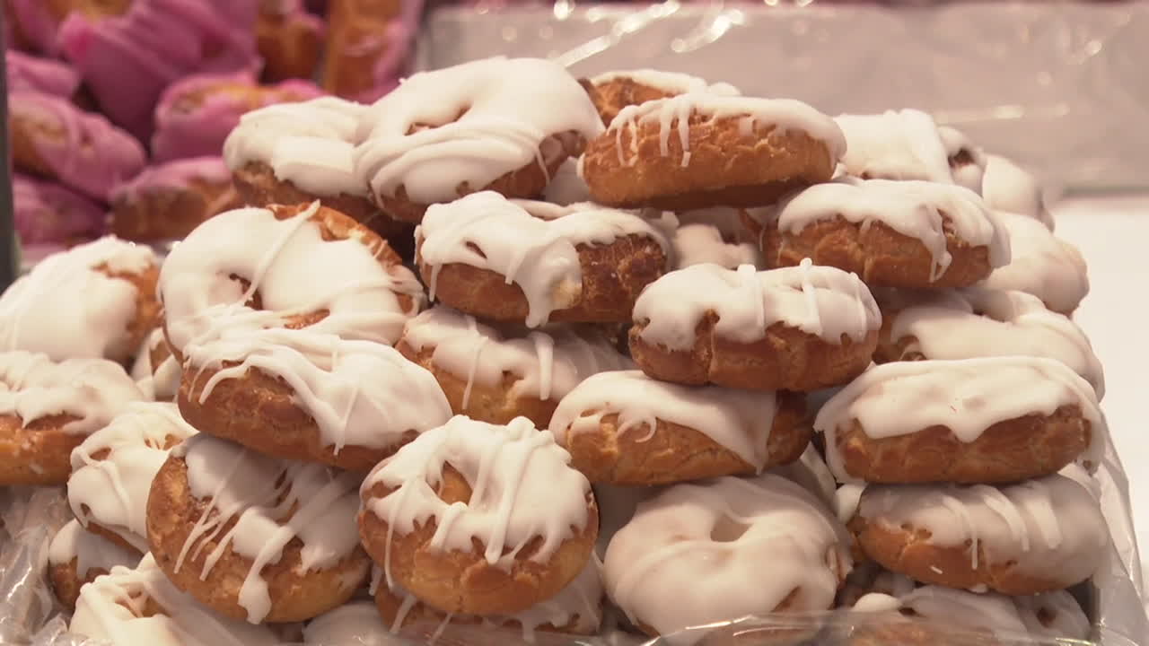 Pile of Glazed Donuts