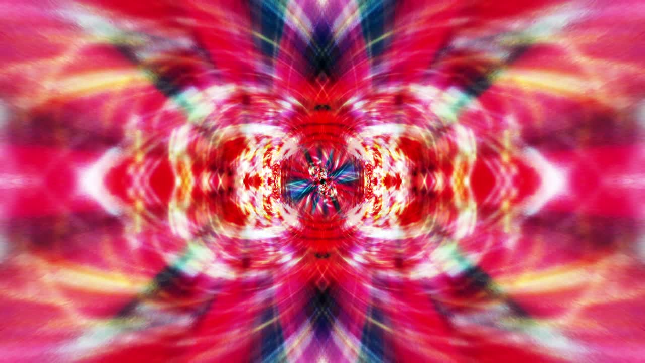 4k multicolor psicodélico visual de fondo animado. hermoso ornamento brillante para el bucle de dj vj, espectáculos de escenario, transición, fondo.