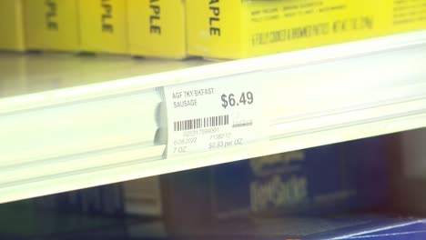 GROCERY STORE FOOD PRICE TAG