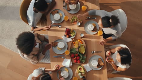 group breakfast with friends