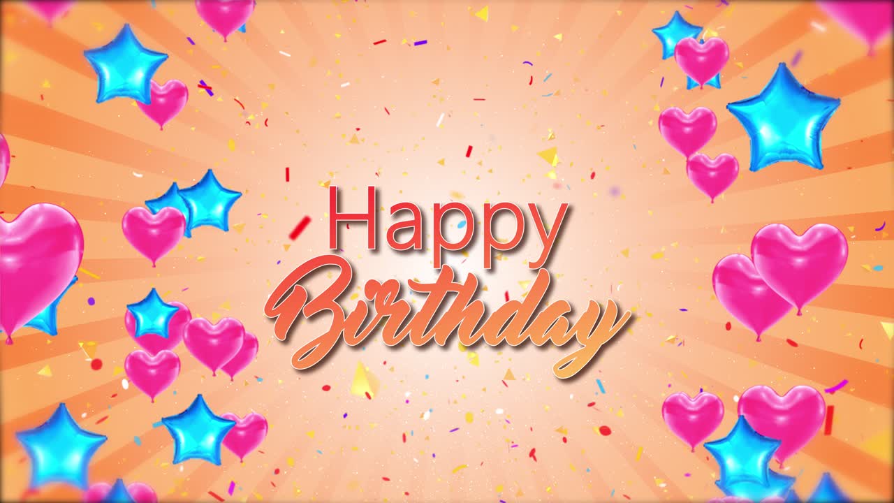 Happy Birthday Animated Graphic