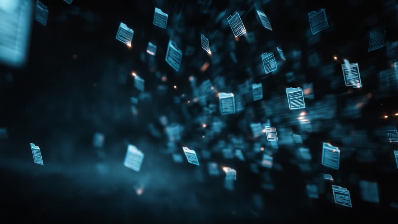 Dynamic Flow of Digital Documents Representing Extensive Data Processing and Information Transfer in a Virtual Environment