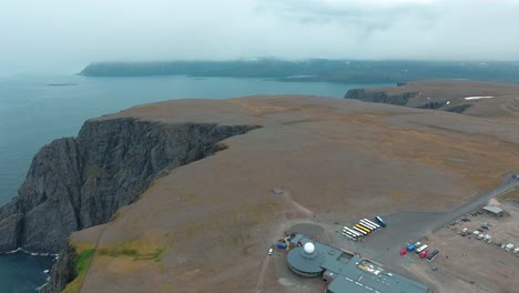 Cabo-Norte-(Nordkapp)-En-El-Norte-De-Noruega.