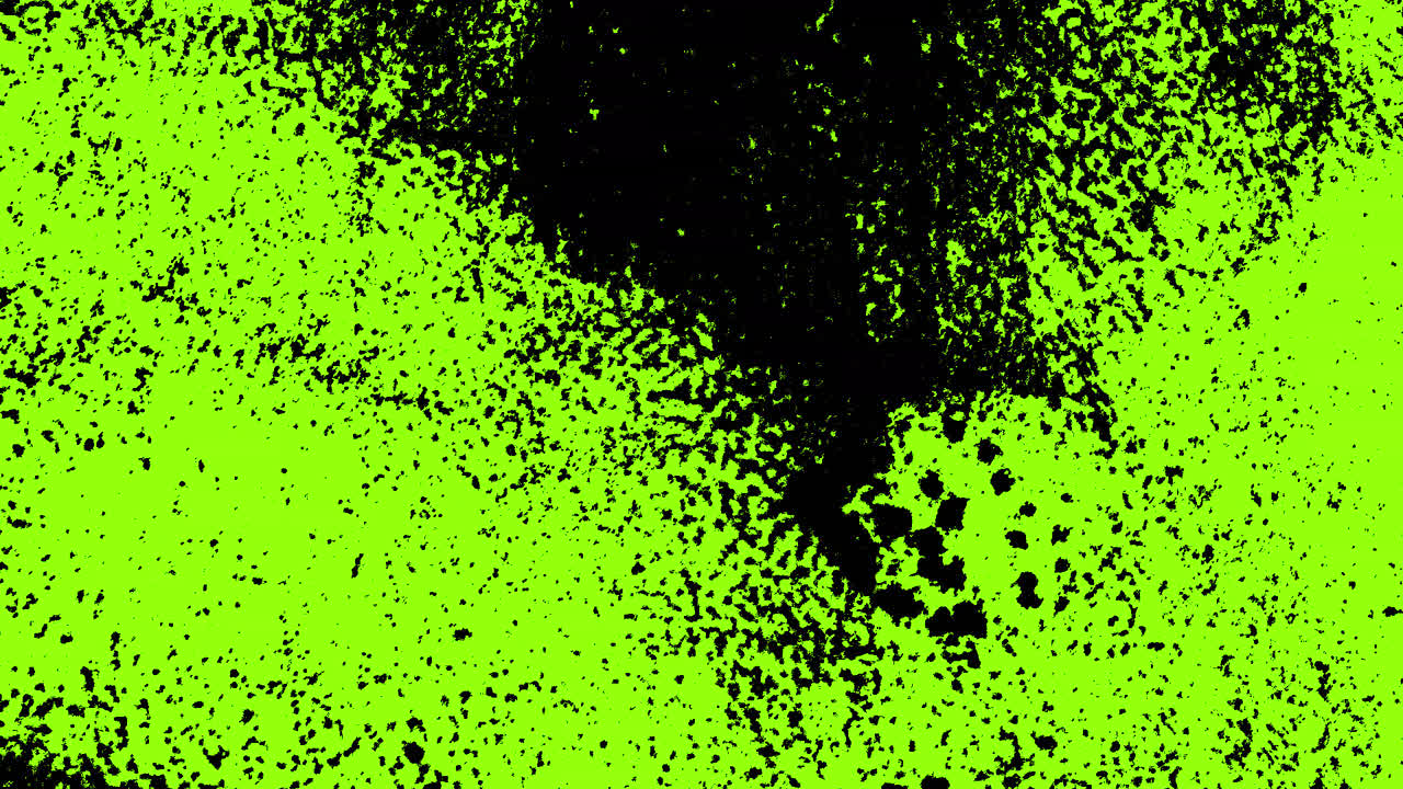 Animazione di texture grunge astratta verde e nera.