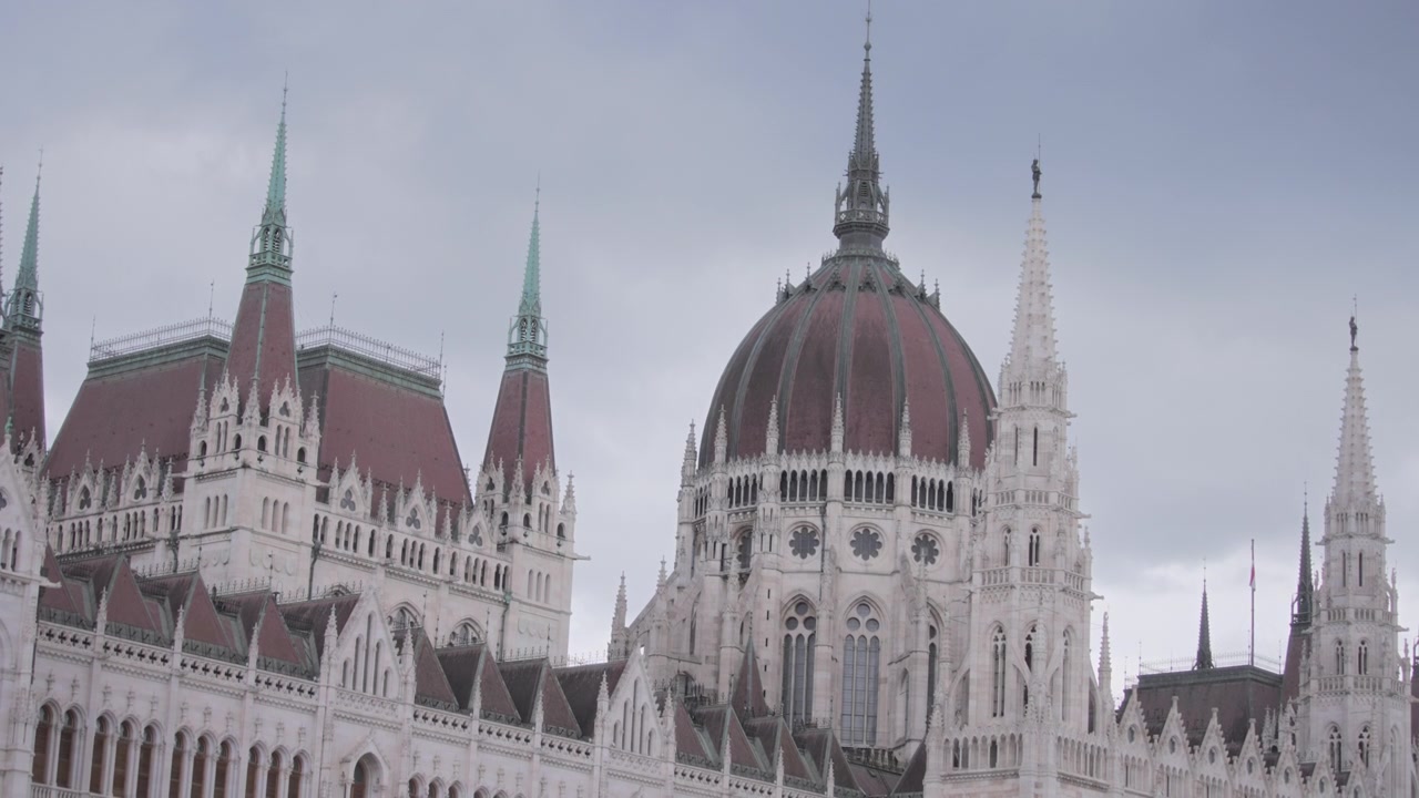 La cupola del Parlamento di Budapest