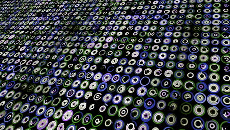 patrón abstracto de círculos entrelazados