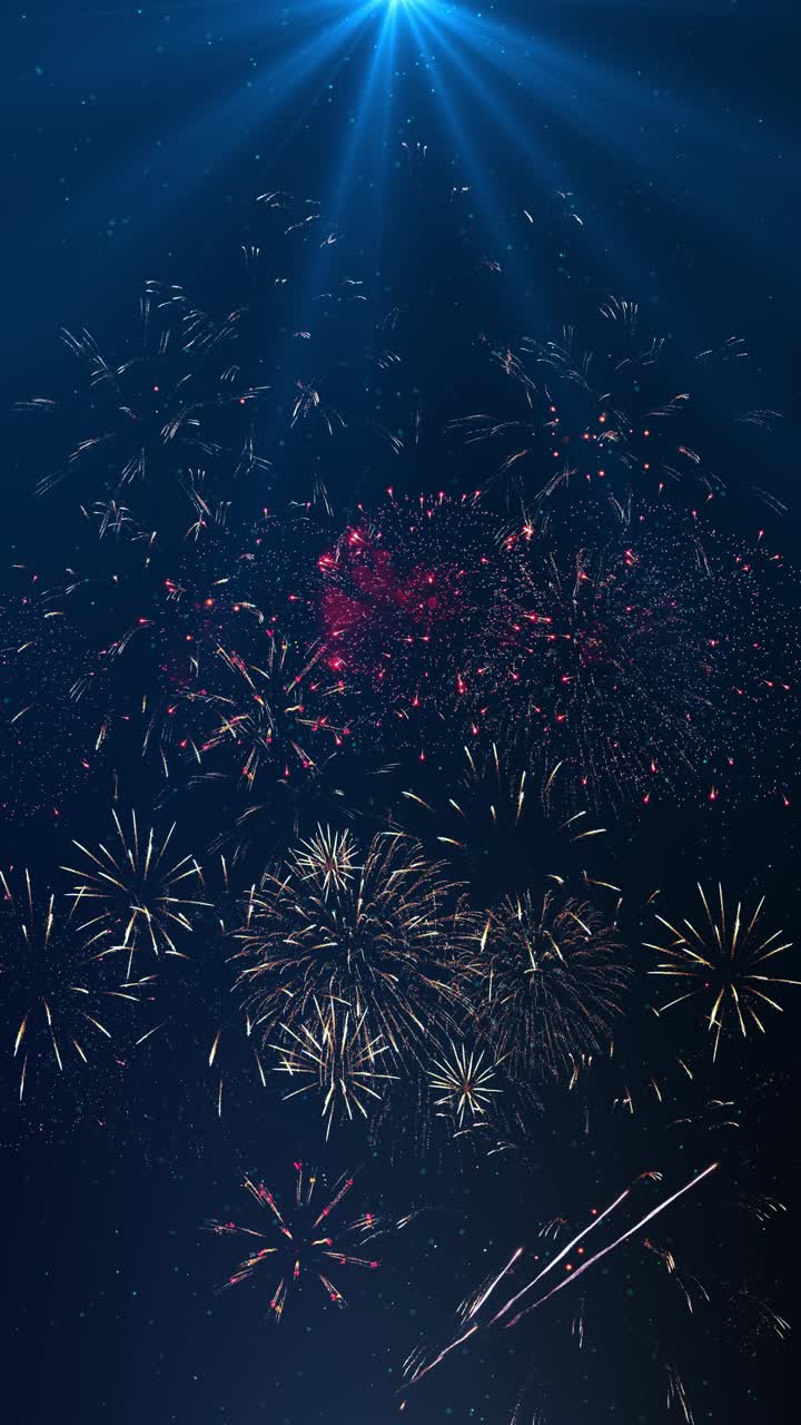 Fireworks explosion holiday decoration for calendars party posters christmas season social media