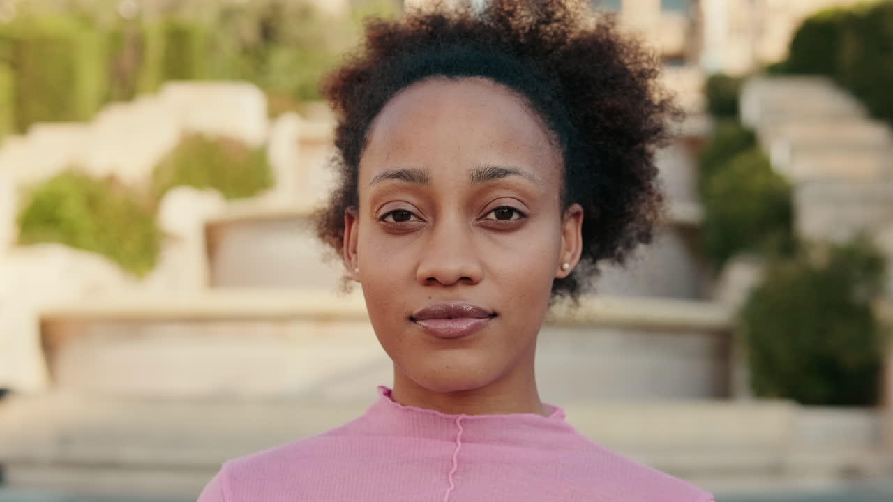 Portrait of a Confident Young Black Woman