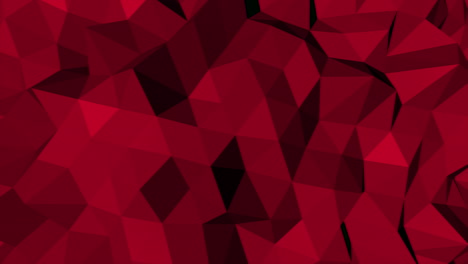 fondo abstracto de baja poli de color rojo oscuro en movimiento 1