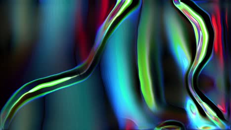 abstract multicolor green liquid paint gradient background 4k animation