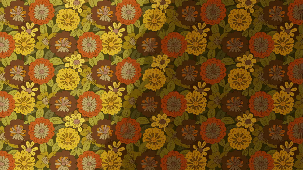 Retro Vintage Floral Seamless Pattern