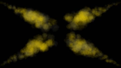 smoke blowing color particles animation motion graphics